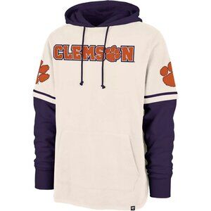 Clemson Tigers Men's '47 Trifecta Shortstop Pullover Hoodie Size Large NCAA